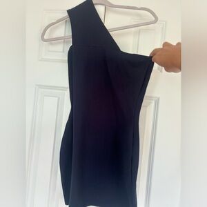 REVOLVE Rockie One Shoulder Dress in Navy